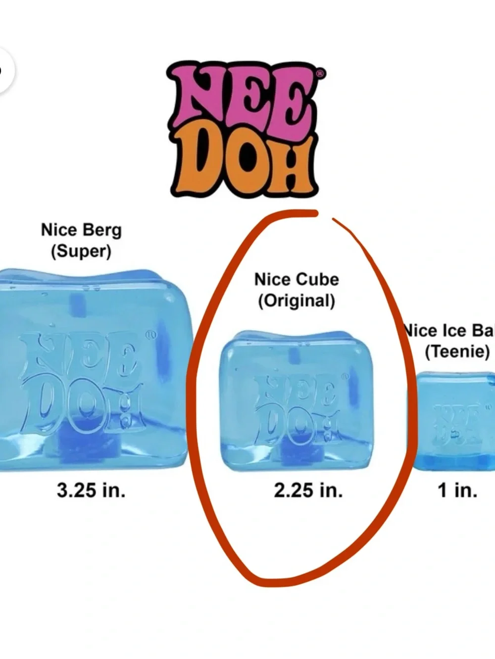 Authentic Original NeeDoh Purple (Regular Size)